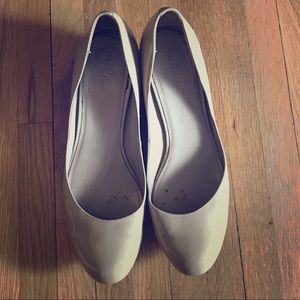 Nude Patent Cole Haan Nike Air low wedges